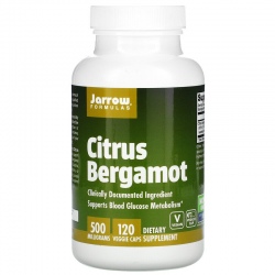JARROW FORMULAS Citrus Bergamot 500 mg 60 veg caps.