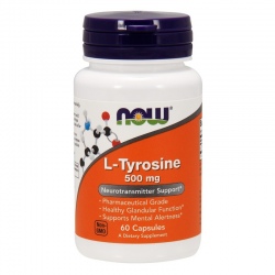 NOW Foods L-Tyrozyna 500 mg 60 caps.