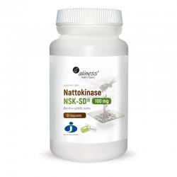 ALINESS Nattokinase NSK-SD 100 mg 60 veg caps.