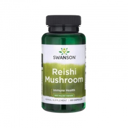SWANSON Reishi Mushroom 600 mg 60 caps.