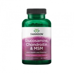 SWANSON Glukozamina & Chondroityna 120 tabs.