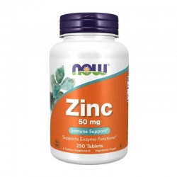NOW Foods Zinc Cynk 50 mg 250 tabl.