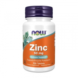 NOW Foods Zinc Cynk 50 mg 100 tabl.
