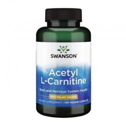 SWANSON Acetyl L-Karnityna 500 mg 100 caps.