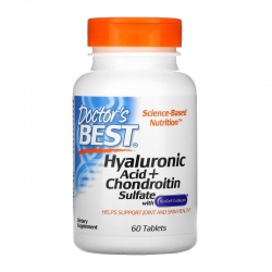 Doctors Best Hyaluronic Acid + Chondroitin Sulfate 60 tabl.