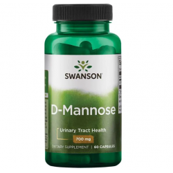 SWANSON D-mannose 700mg 60 kaps.