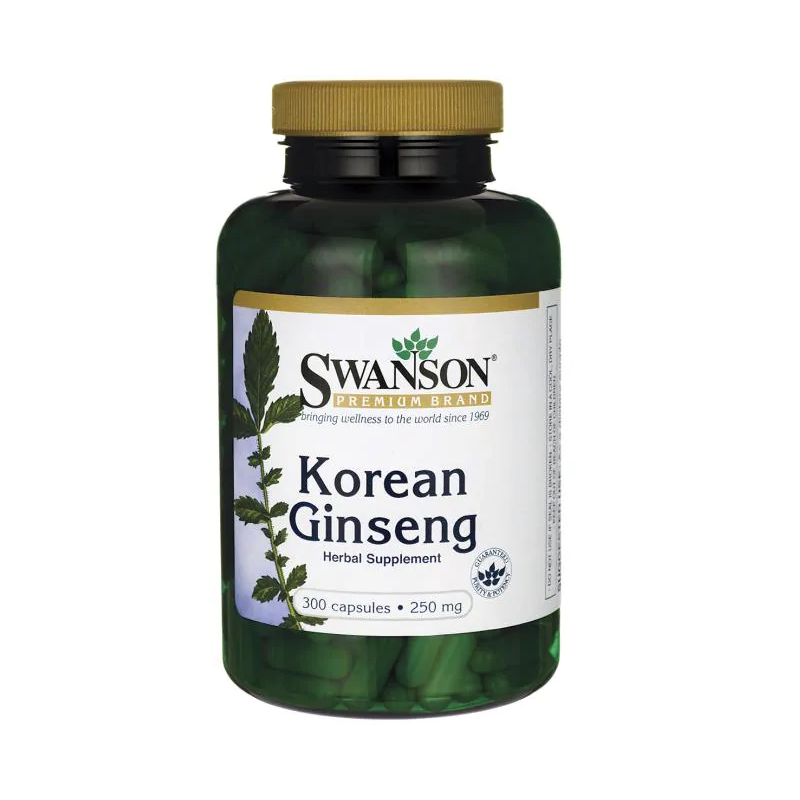 SWANSON Korean Ginseng 250mg 300kaps.