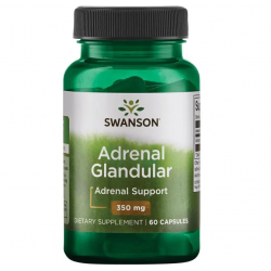 SWANSON Adrenal Glandular 350mg 60 kaps.