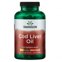 SWANSON Double-Strength Cod Liver Oil 30 gels.
