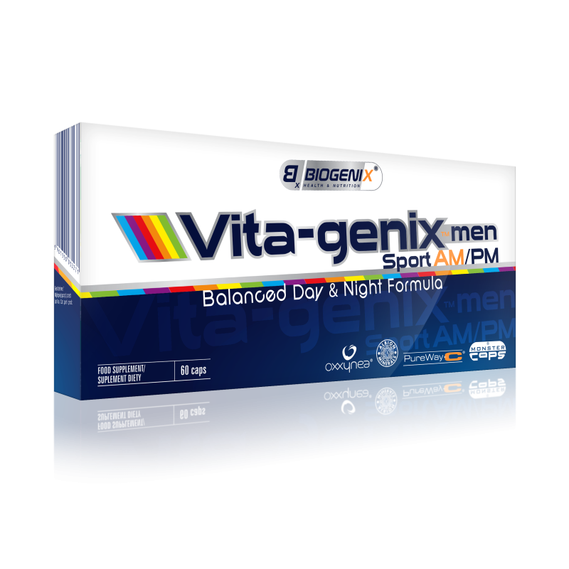 BIOGENIX Vita-genix men Sport AM/PM 60 kaps.