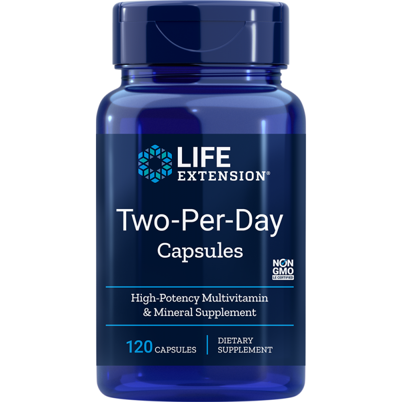 LIFE EXTENSION Two Per Day 120 kaps.