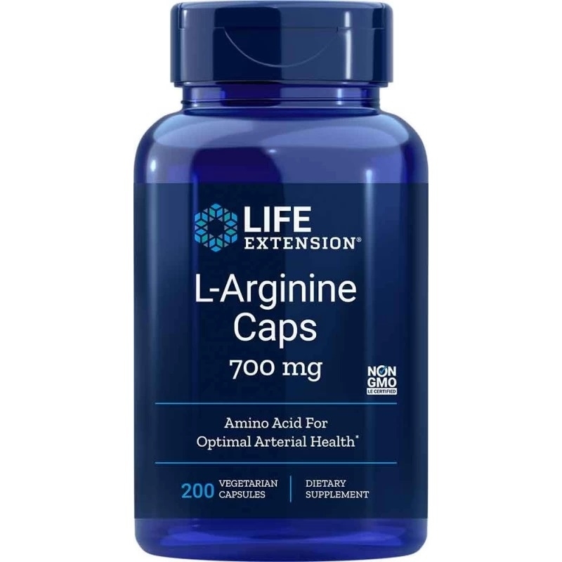 LIFE EXTENSION L-Arginina 700mg 200 vcaps.