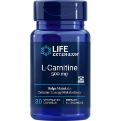 LIFE EXTENSION L-Carnitine 500mg 30 vcaps.