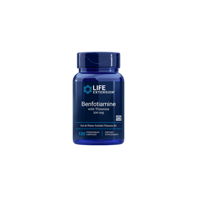 LIFE EXTENSION Benfotiamine 100mg 120 vcaps.