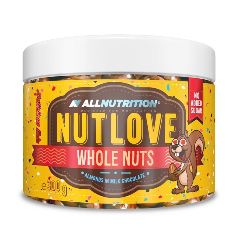 ALLNUTRITION Nutlove Wholenuts - Migdały w mlecznej czekoladzie 300g