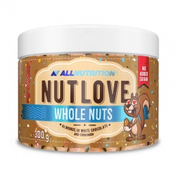 ALLNUTRITION Nutlove Wholenuts - Migdały w białej czekoladzie i cynamonie 300g