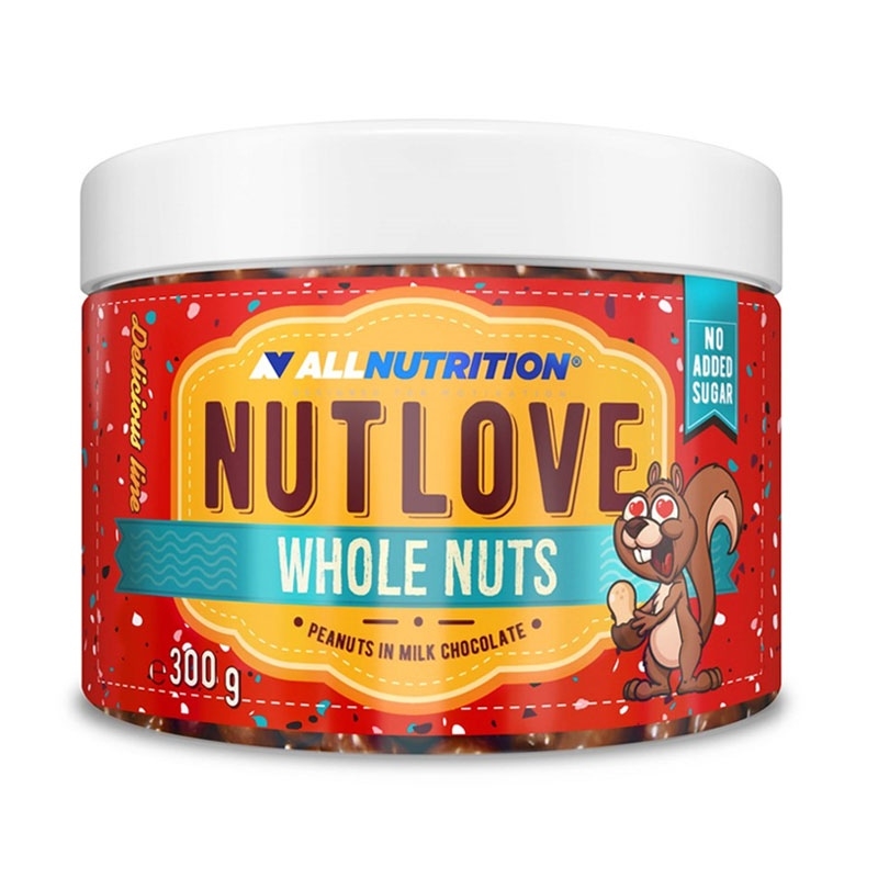 ALLNUTRITION Nutlove Wholenuts - Arachidy w mlecznej czekoladzie 300g