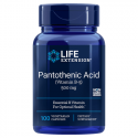 LIFE EXTENSION Pantothenic Acid 500mg 100 vcaps.