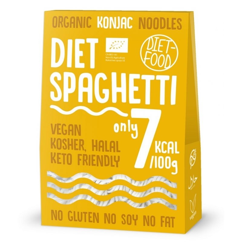 DIET FOOD Bio Makaron Konjac Spaghetti 300g
