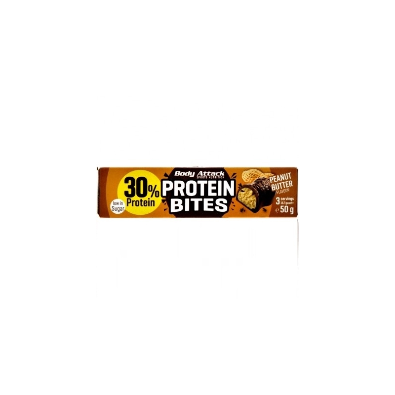 BODY ATTACK Protein Bites 50g Masło Orzechowe