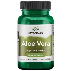 SWANSON Aloe Vera 25mg 100 gels