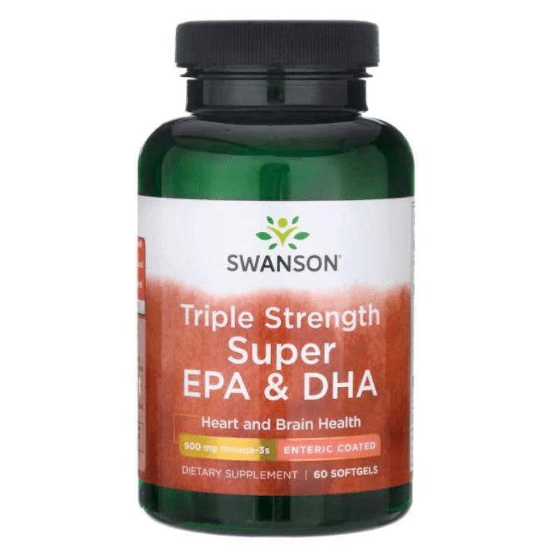 SWANSON Triple Strenght Super EPA&DHA 900mg 60 gels.