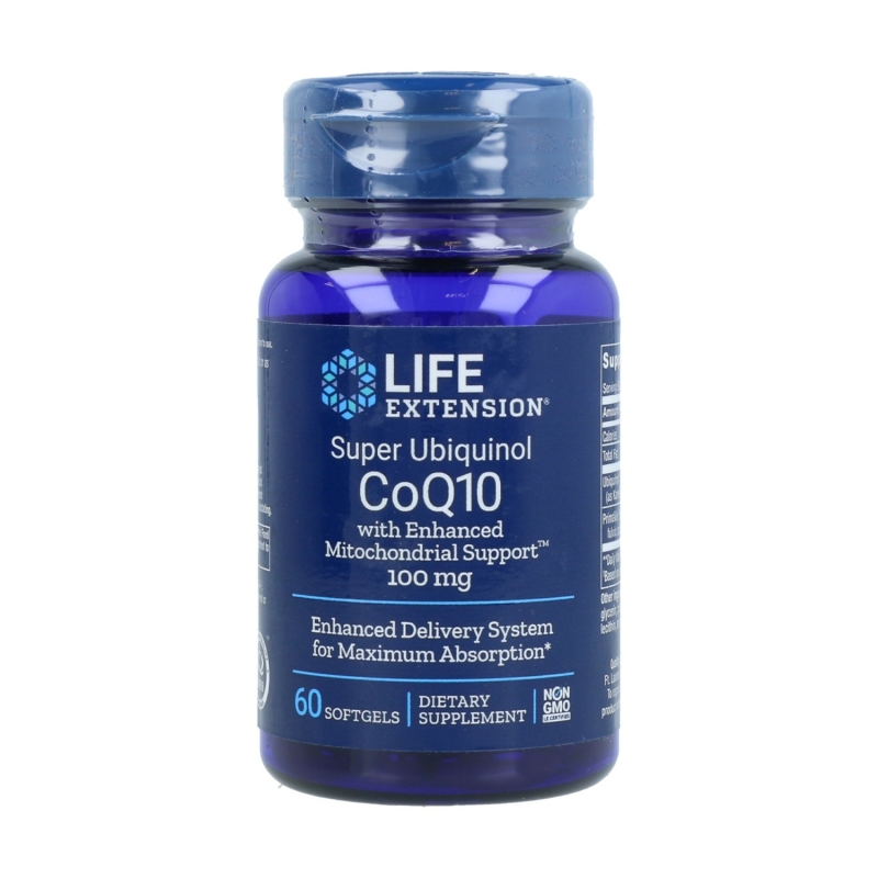 LIFE EXTENSION Super Ubiquinol CoQ10 100mg 60 gels
