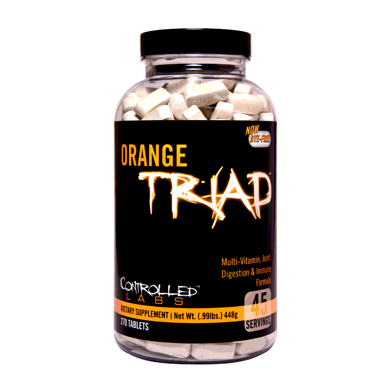 CONTROLLED LABS Orange Triad 270 tablets