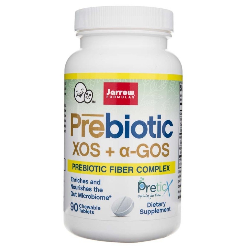 JARROW Prebiotic XOS+GOS 90 chewable tablets