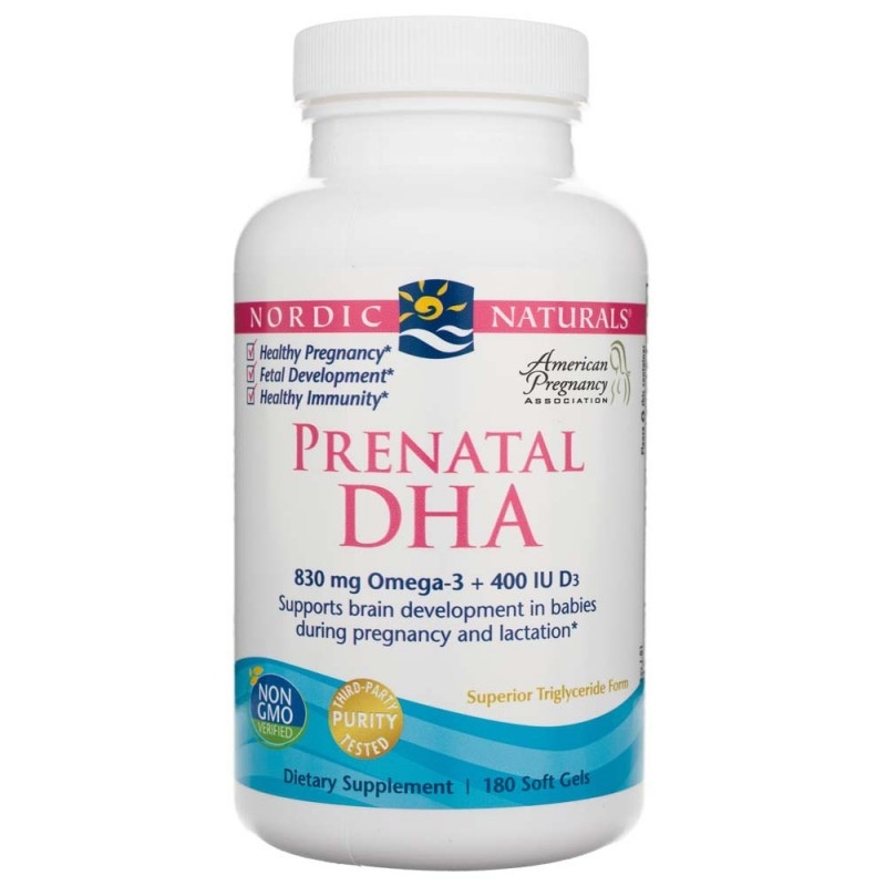 NORDIC NATURALS Prenatal DHA 830 mg 90 gels.
