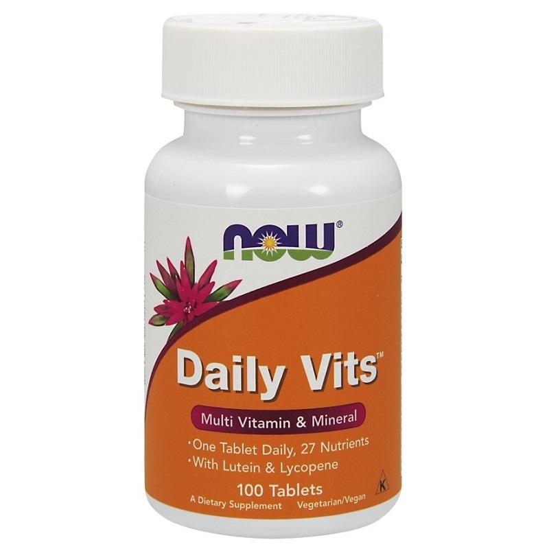NOW Foods Daily Vits Vitamin 100 tablets 