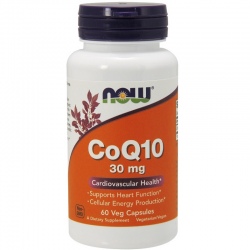 NOW Foods CoQ10 30 mg 60 capsules