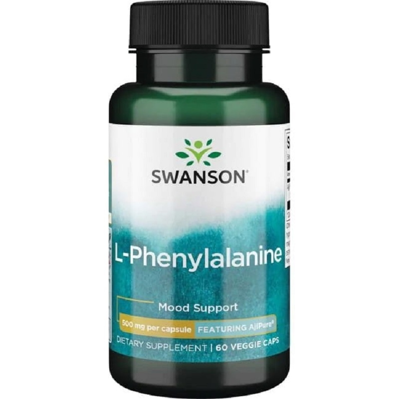 SWANSON AjiPure L-fenyloalanina 500 mg 60 kaps.