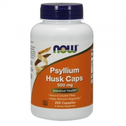 NOW FOODS Psyllium Husk 500 mg 200 weg.kaps.