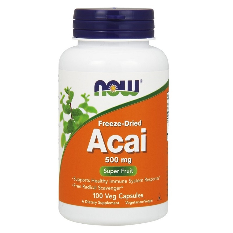 NOW Foods Acai 500 mg 100 capsules