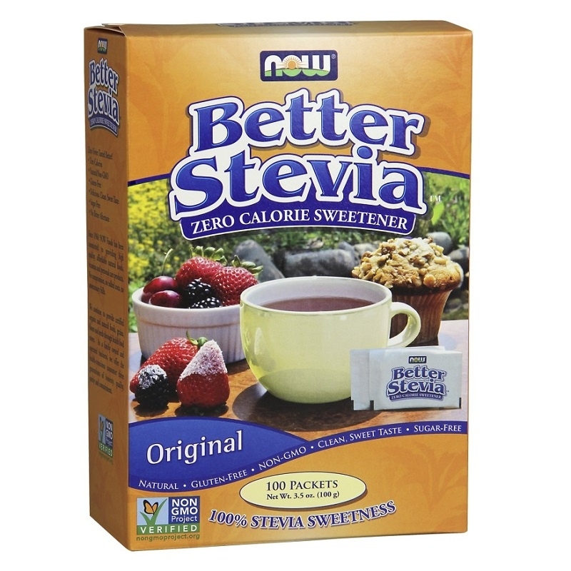 NOW FOODS Stevia Extract 100 saszetek