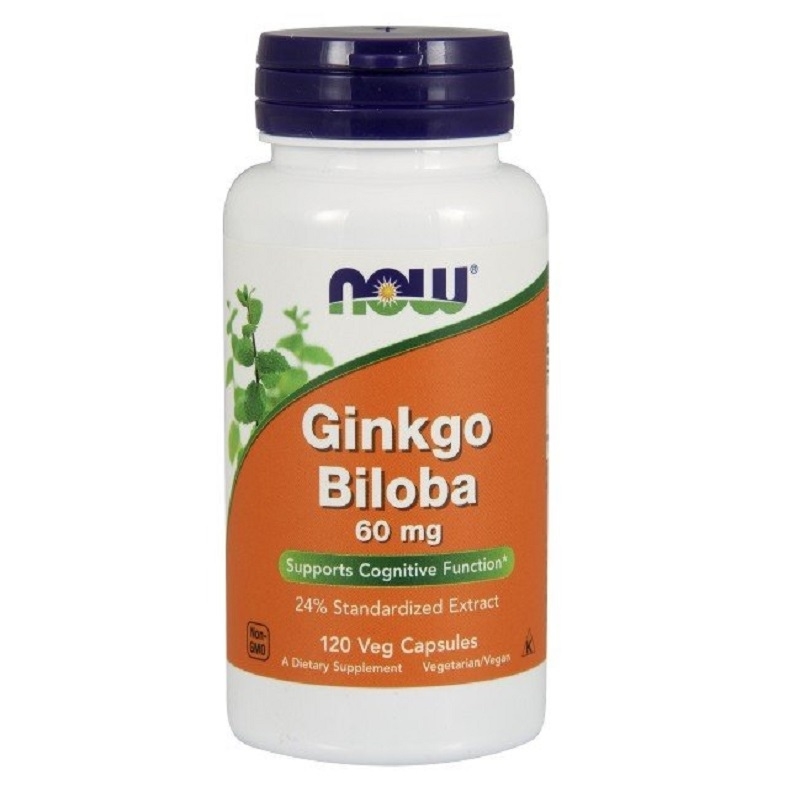 NOW Foods Ginkgo Biloba 120 kaps.