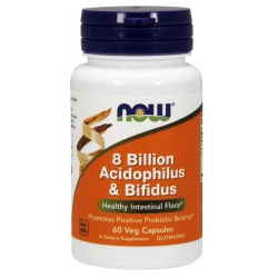 NOW FOODS 8 Bilion Acidophilus & Bifidus 60 vcap.