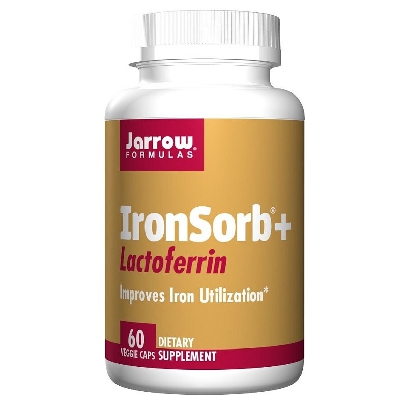 JARROW FORMULAS IronSorb + Lactoferrin 60 vcaps.