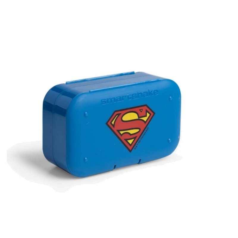 SMARTSHAKE Pill Box Organizer 2-pack Superman