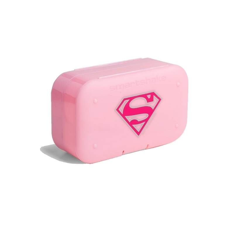 SMARTSHAKE Pill Box Organizer 2-pack Supergirl