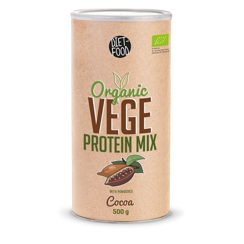DIET FOOD Vege Protein Mix 500g Kakao