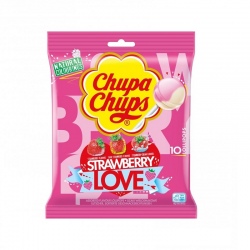 CHUPA CHUPS Strawberry Love 10x12g