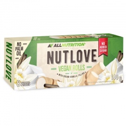 ALLNUTRITION Nutlove Vegan Rolls 140 g Vanilla Filling