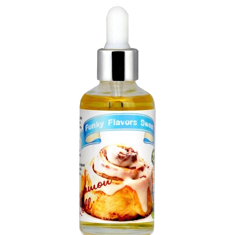 FUNKY FLAVORS Aromat Słodzony 50ml Cinnamon Roll / Drożdżówka z cynamonem