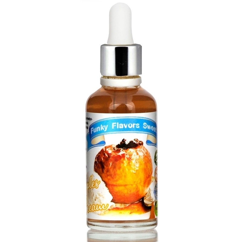 FUNKY FLAVORS Aromat Słodzony 50ml Apples & Cream / Jabłkowo-Śmietankowy