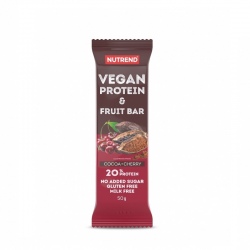 NUTREND Vegan Prot.Fruit Bar 50g Kakao Wiśnia