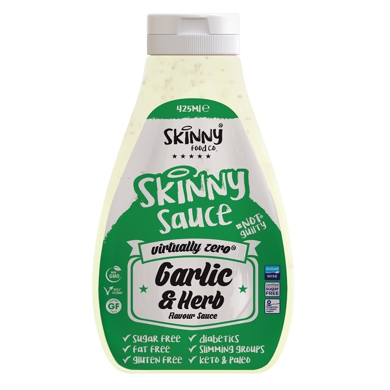 Skinny Food Skinny Sauce 425ml Czosnek & Zioła