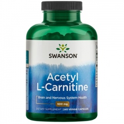 SWANSON ALC Acetyl L-Karnityny 500 mg 100 kaps.