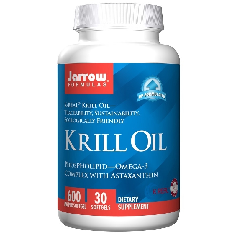 JARROW FORMULAS Krill oil 600mg 30 gels.
